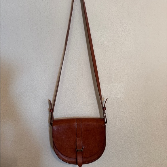 Sezane ORIGINAL design Claude Tan Leather Crossbody Bag 2017/2018 - Picture 3 of 9